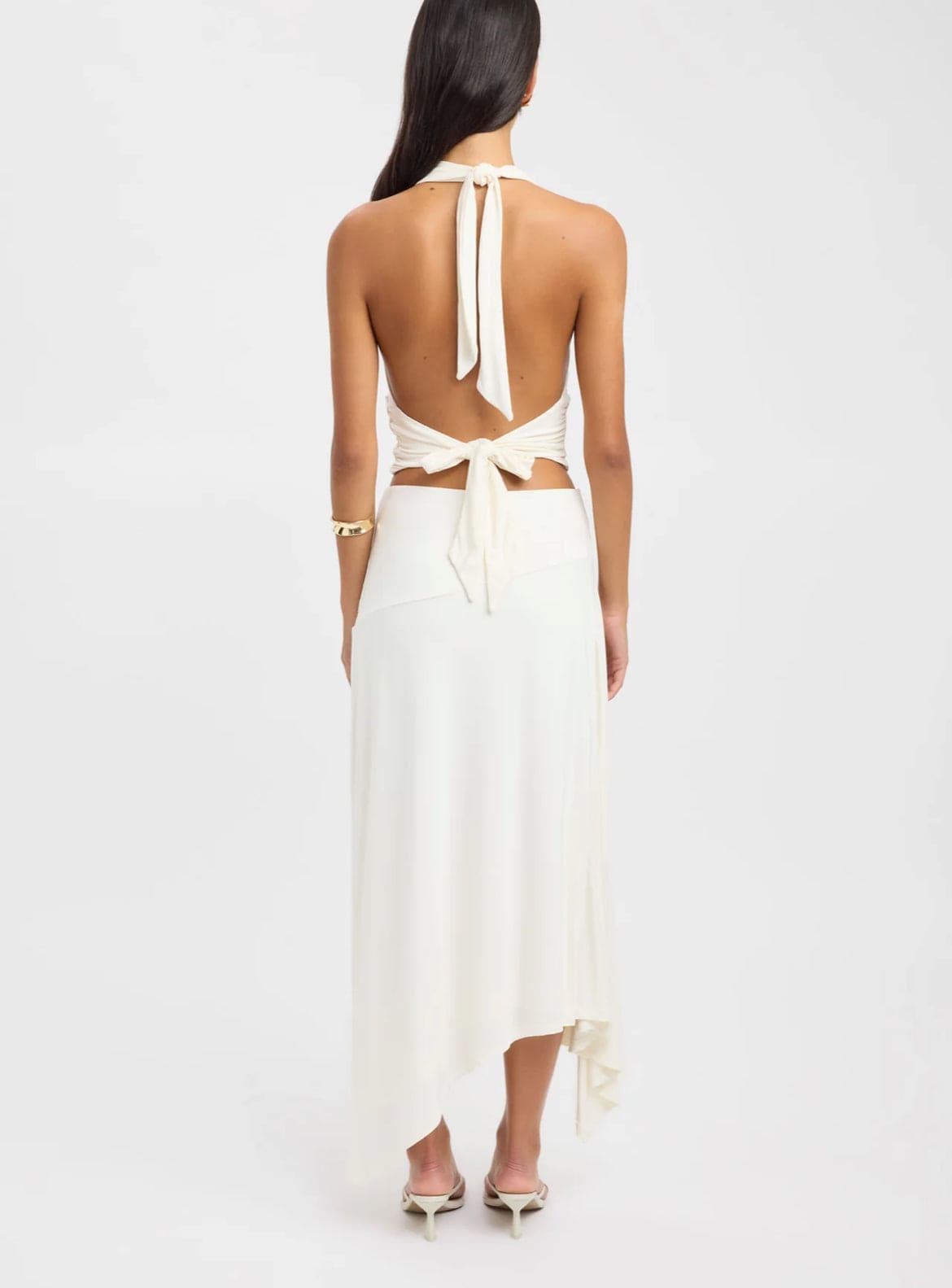 Kookai Zali Skirt & Leni Top in coconut Milk - size 6