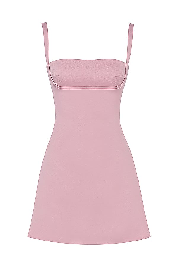 HOUSE OF CB Kara Pink Quartz Mini Dress - Sizes S, M