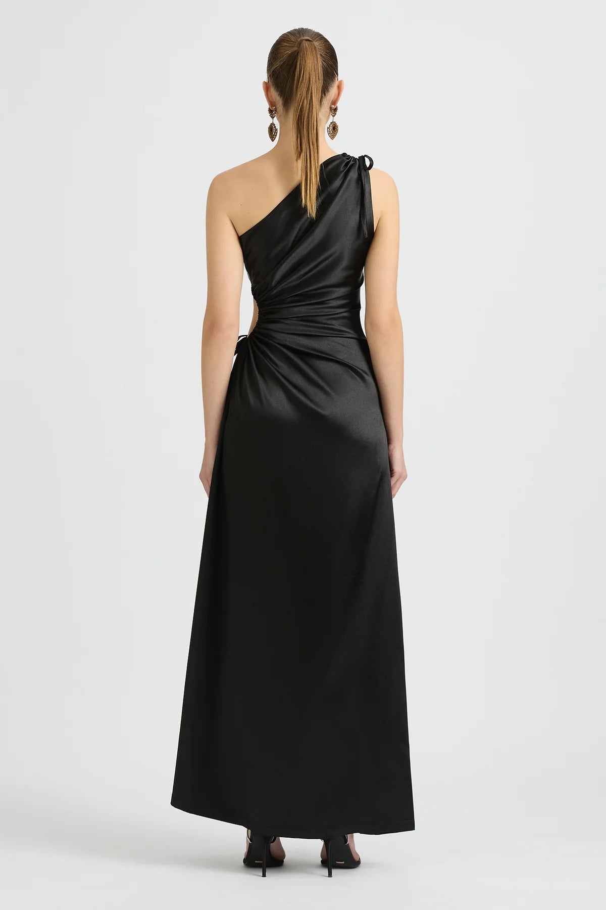 SONYA MODA Nour Black Maxi Dress size 12