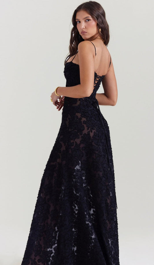 HOUSE OF CB Seren - Black - Size S