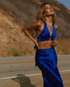 RAT & BOA Portia Top and Selena Skirt in blue - Size S