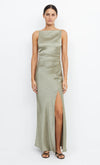 BEC & BRIDGE The Dreamer Maxi Dress In Sage - Size 6