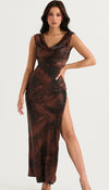 HOUSE OF CB Alaina in Rust - Size S