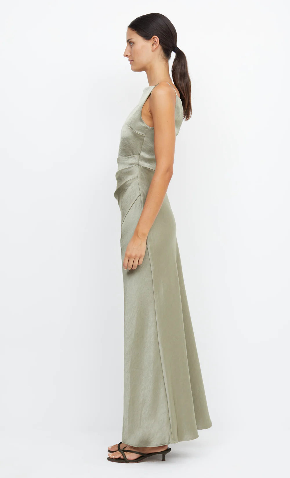 BEC & BRIDGE The Dreamer Maxi Dress In Sage - Size 6