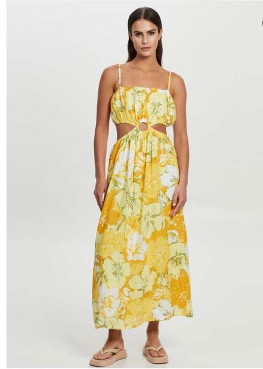 El Rio Maxi Dress Loretta Floral Print