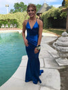 royal blue ball gown