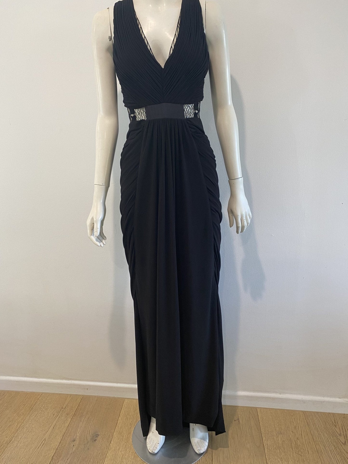 SHEIKE Lace Trim Grecian Design