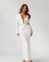 ARCINA ORI Aston Dress Ivory Long Sleeve Size XS