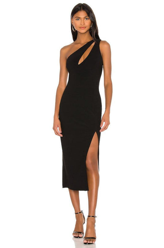 BEC & BRIDGE Emerald Avenue Asym Midi Dress