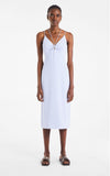 Whitewash Link Slip Dress Sky Blue