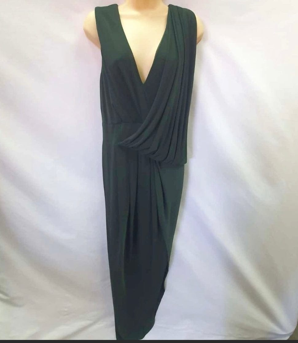 draped emerald green