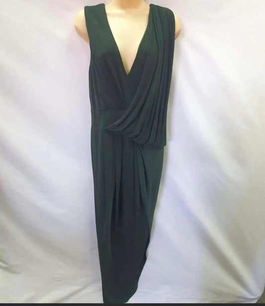 draped emerald green