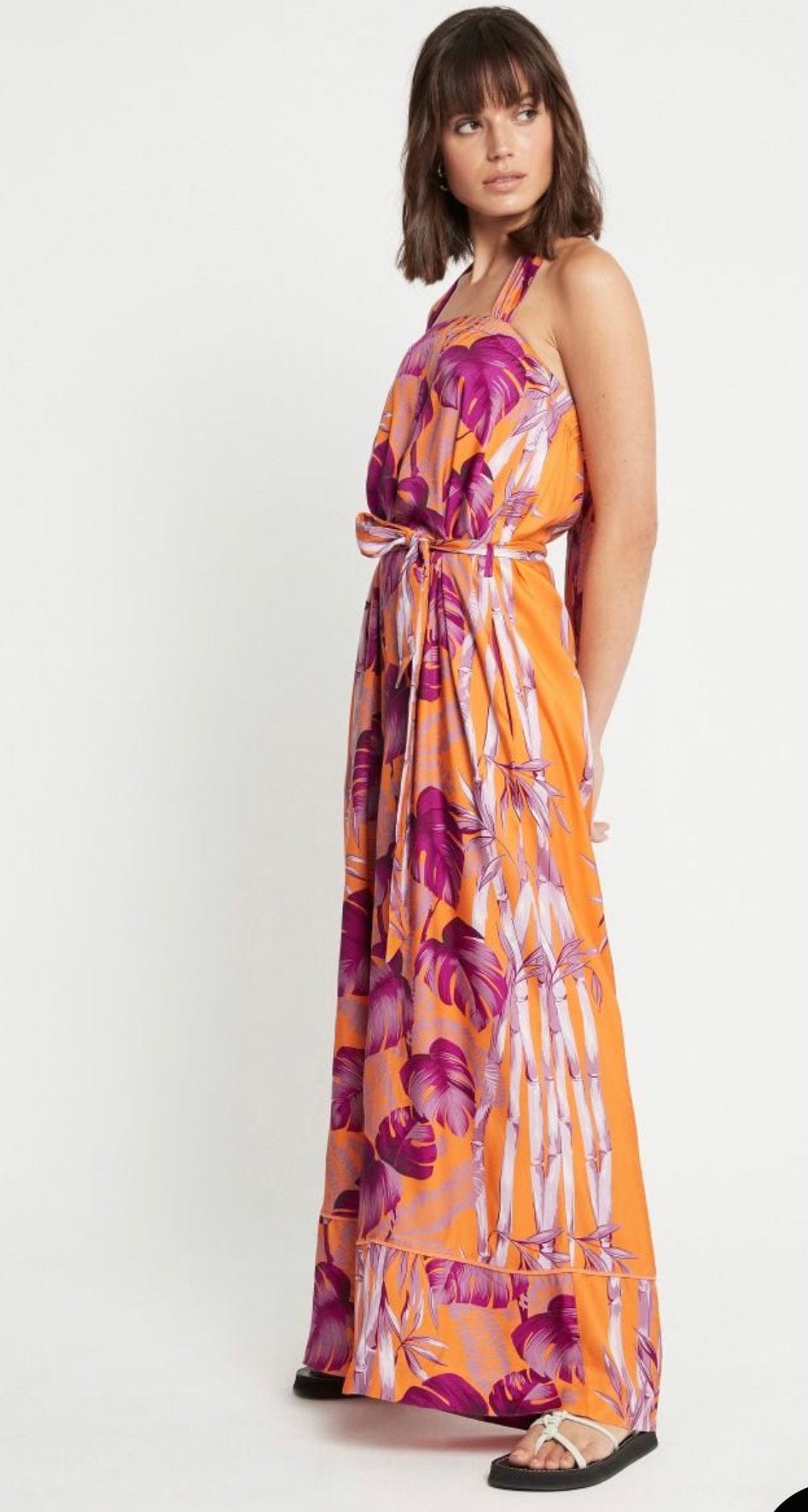 monseria moments halter neck jumpsuit