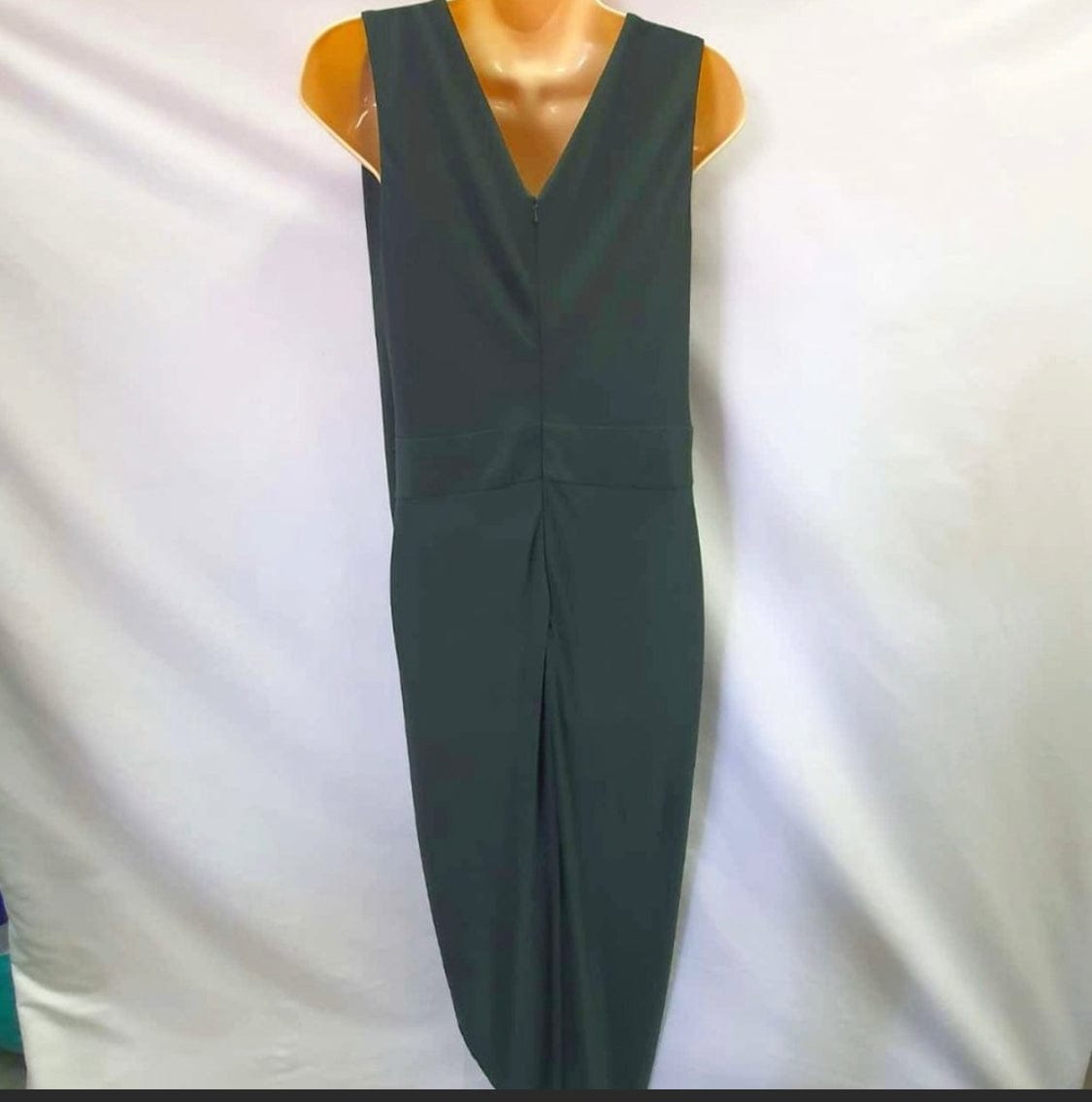 draped emerald green