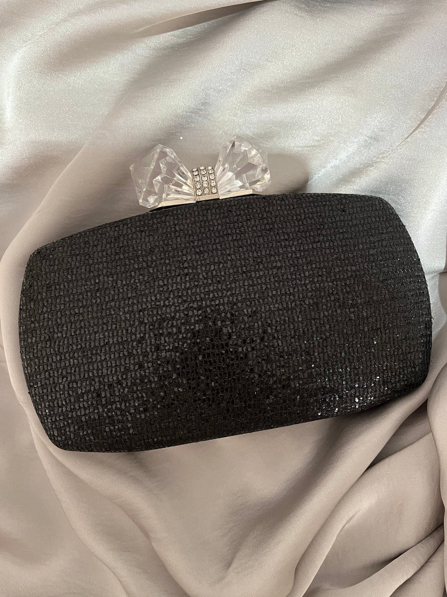 ONSDH Sparkle Clutch In Silver or Black