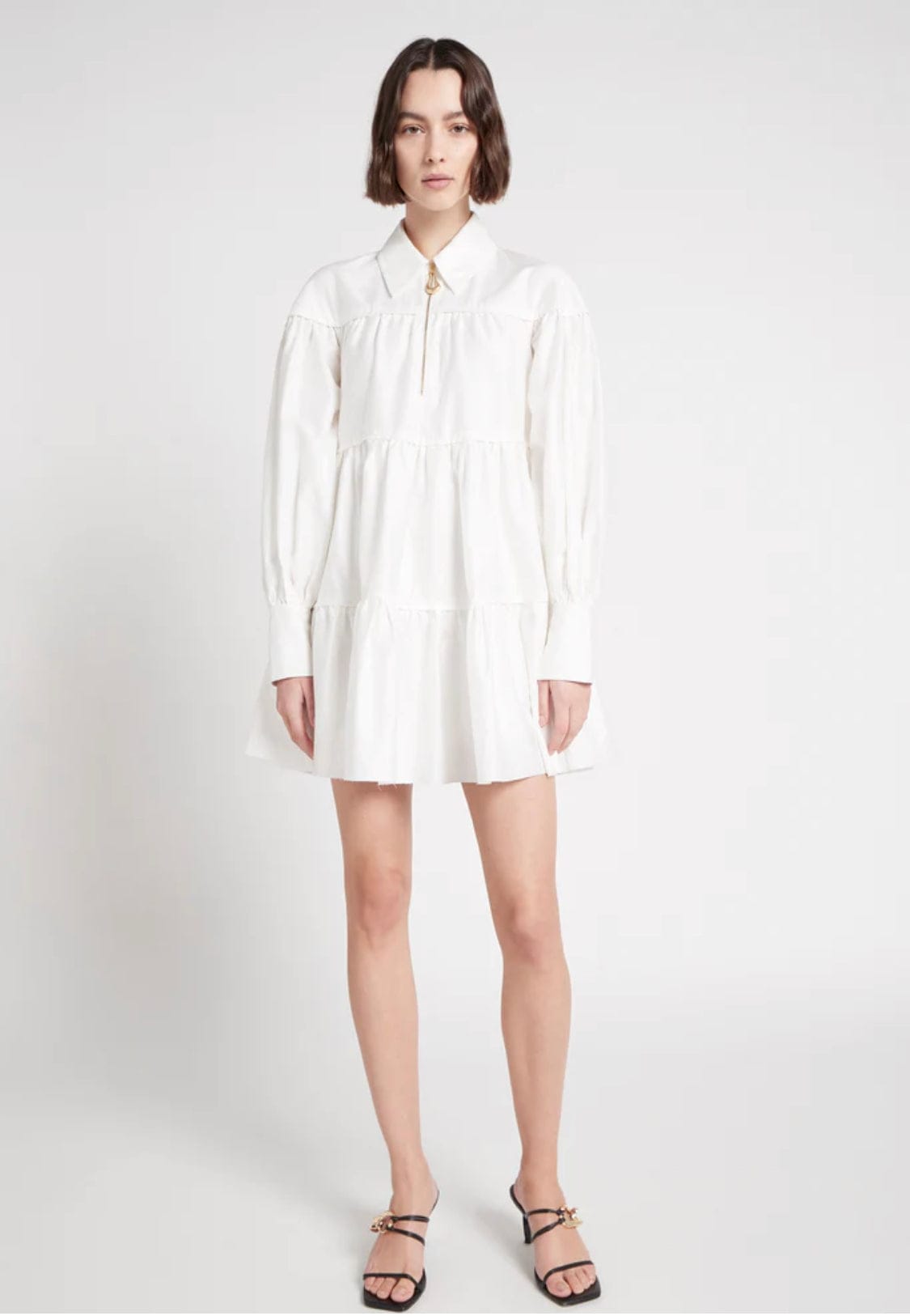 Rent Francis Zip Smock Mini Dress Ivory