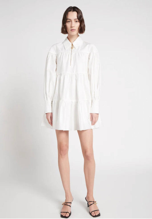 Rent Francis Zip Smock Mini Dress Ivory