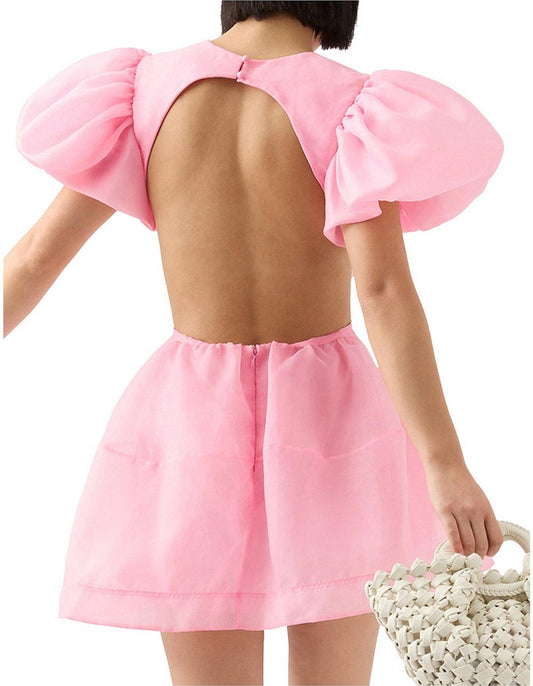 AJE Simplicity Cut Out Mini Dress