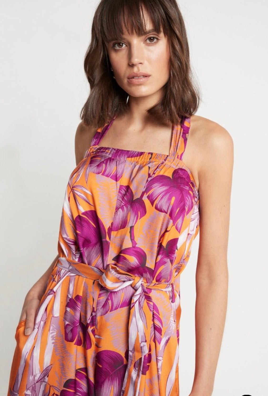 monseria moments halter neck jumpsuit