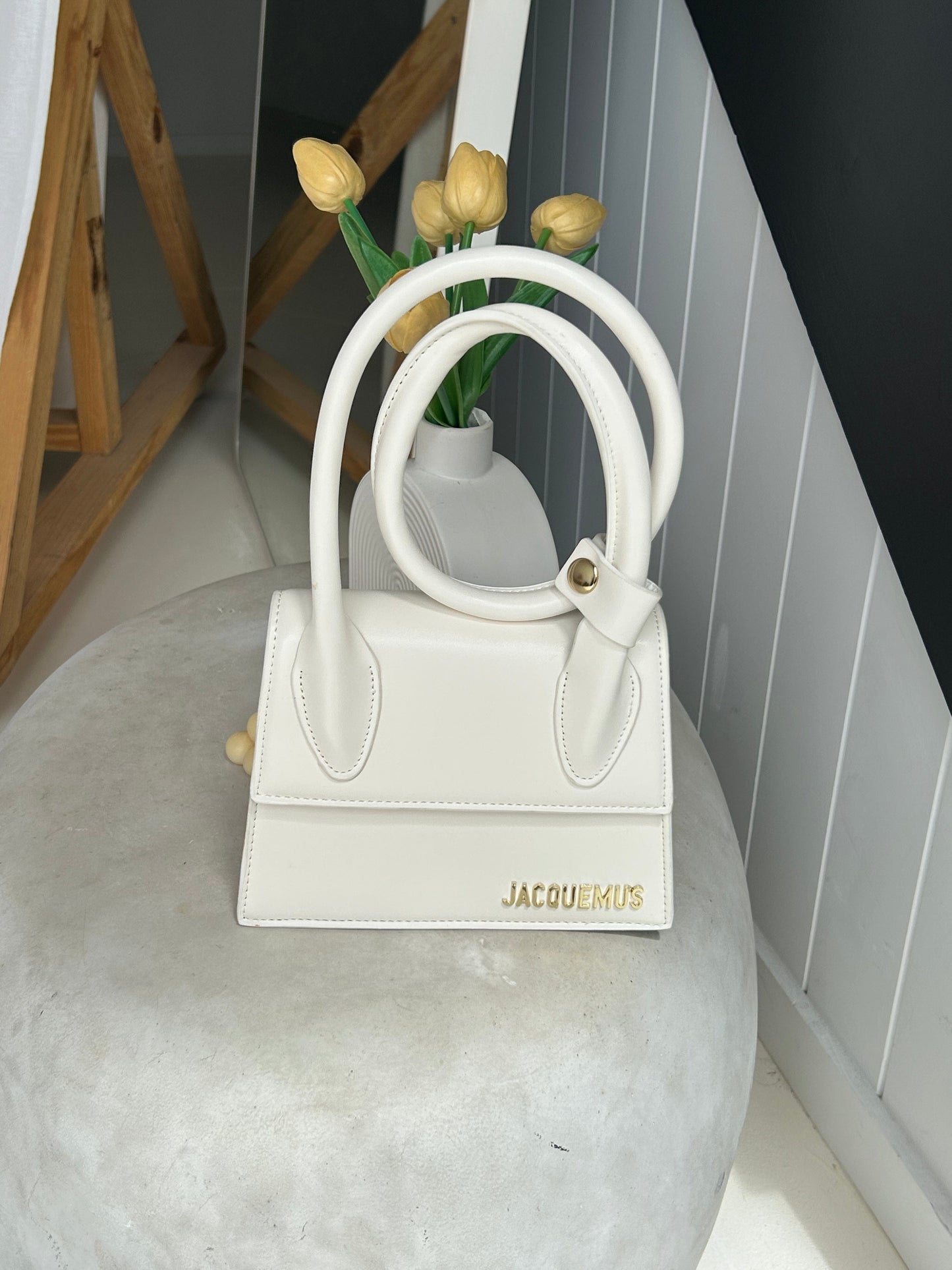 JACQUEMUS Le Chiquito Noeud Leather Tote