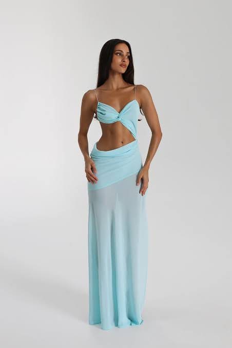 NATALIE ROLT Dahlia Dress Baby Blue XS/6