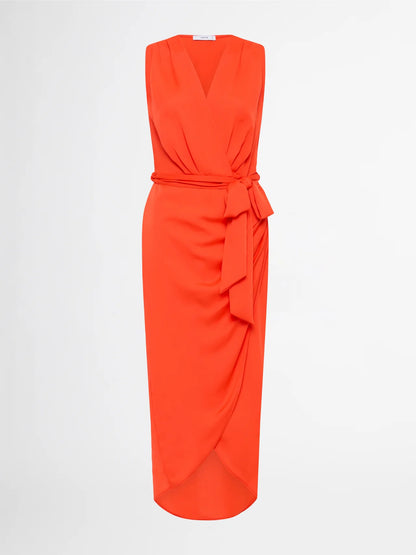 SHEIKE Saskia Midi Dress, Coral - Sizes 8 & 10