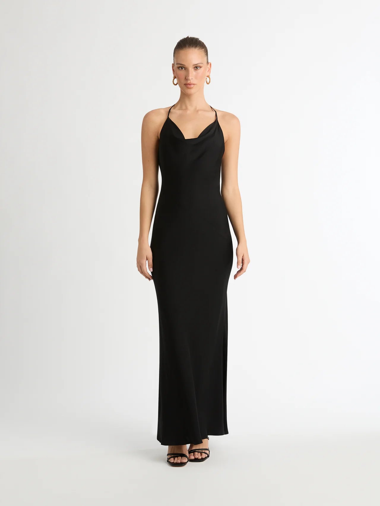 Ivy Draped Maxi Dress