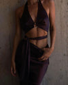 RAT & BOA Portia Top And Selena Skirt in brown - Size S