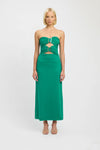 KOOKAI Paradise Green Bolt Buckle Dress - Size 10