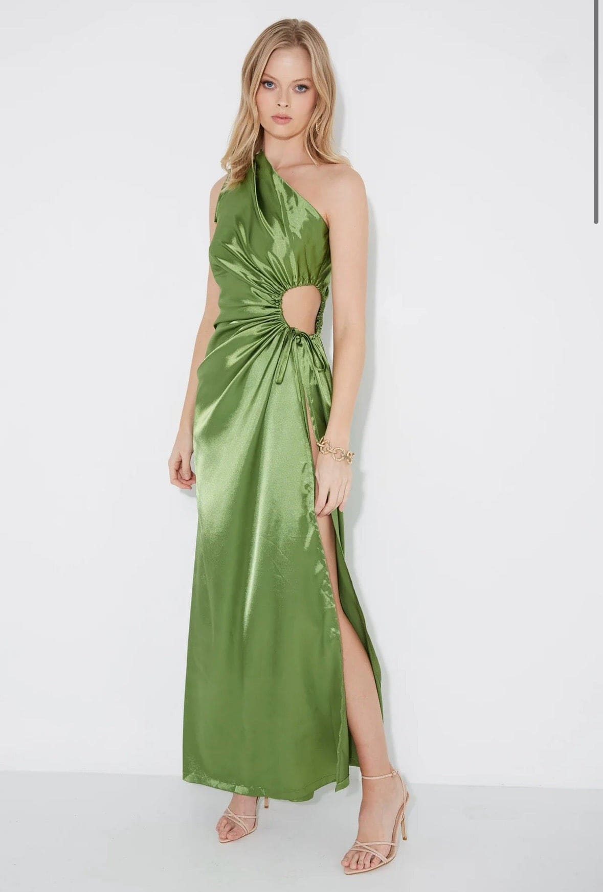 SONYA MODA Nour Olive Dress (size 12)