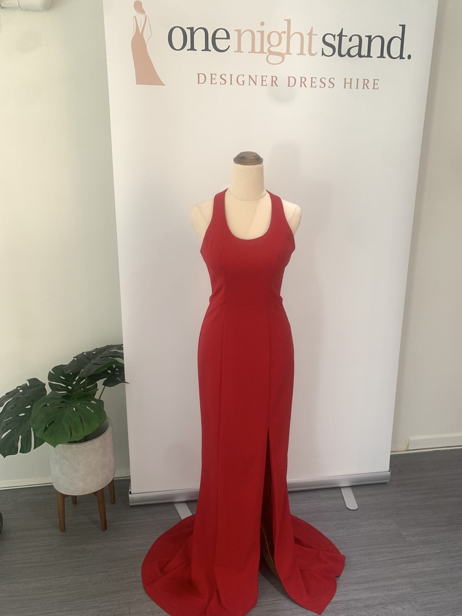 dreams scoop neck gown