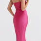 HOUSE OF CB Teia Dress Hot Pink - Size S