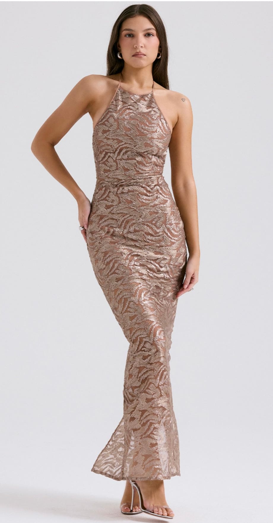 HOUSE OF CB  - Giada Rose Gold sizes XS & S