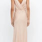 BEC & BRIDGE Adore V Maxi Dress in Rose Gold