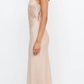 BEC & BRIDGE Adore V Maxi Dress in Rose Gold