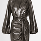 SHEIKE Medusa Dress in Pewter - Size 6