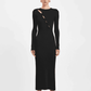 KOOKAI Emmett Merino Wool Dress in Black Sizes 8, 10 or Agave Green Size 8, 10