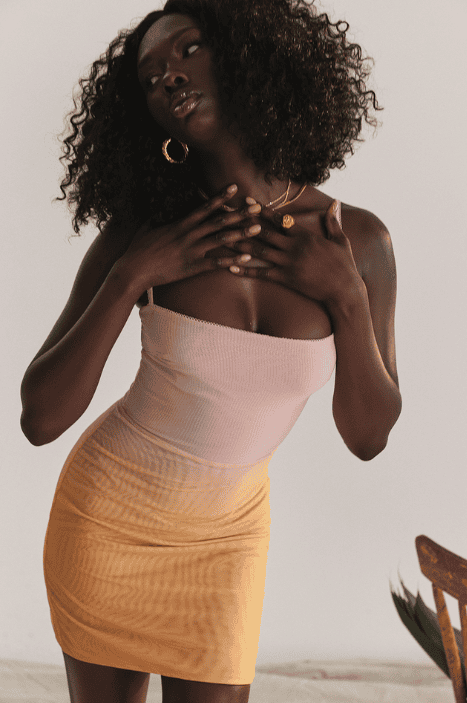 HOUSE OF CB Deva Ombre Mini Dress - Size M