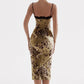 HOUSE OF CB Cassia in Olive - Size S
