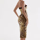 HOUSE OF CB Cassia in Olive - Size S
