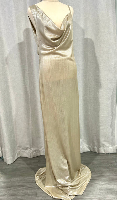 Shimmer Gold Cowl Maxi