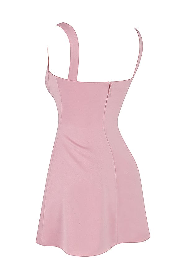 HOUSE OF CB Kara Pink Quartz Mini Dress - Sizes S, M