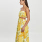 El Rio Maxi Dress Loretta Floral Print