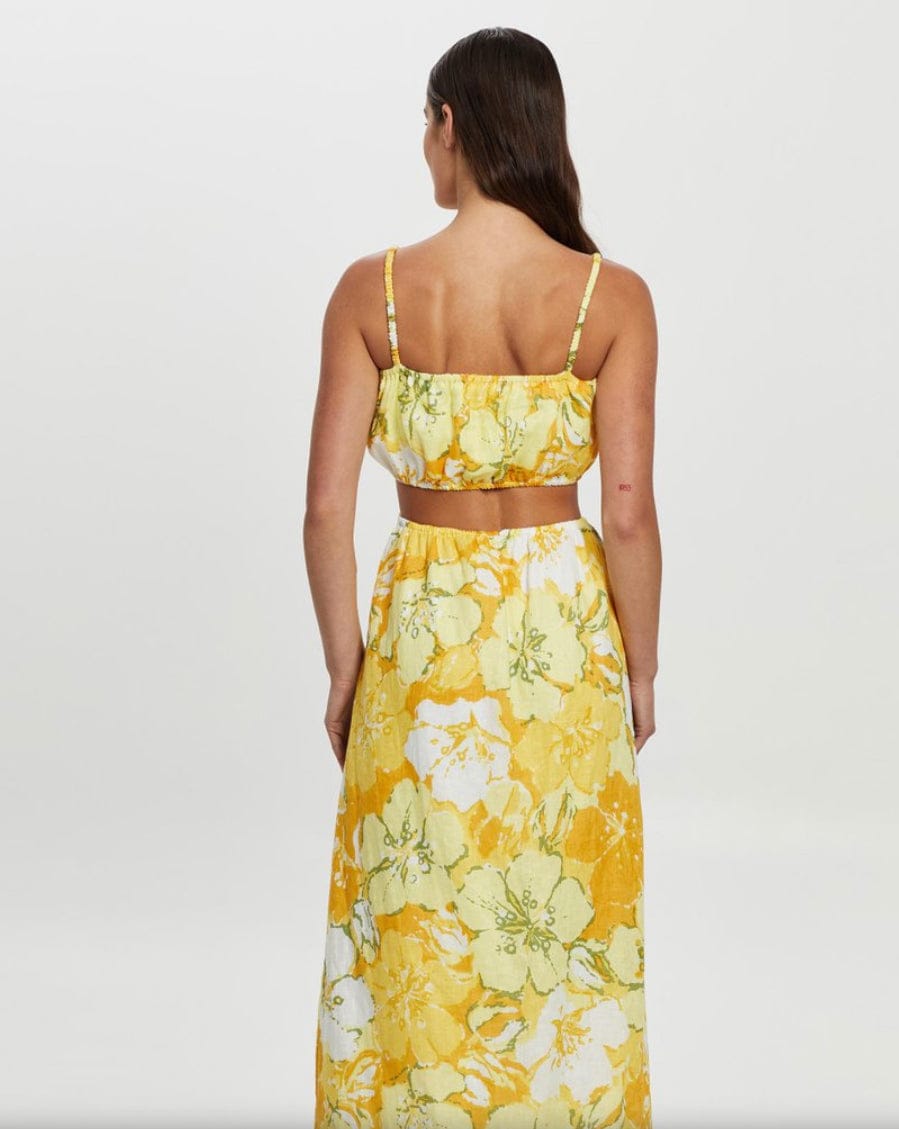 El Rio Maxi Dress Loretta Floral Print