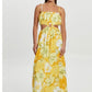 El Rio Maxi Dress Loretta Floral Print