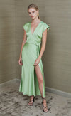 bec & bridge apple eyes wrap midi dress