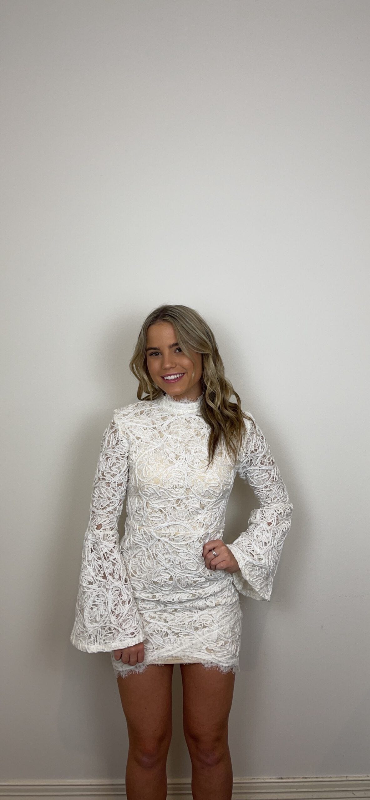 Camille Mini Dress In White