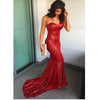 sequin strapless