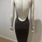 ZACHARY High Neck Open Back Midi