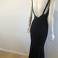 MISS ANNE Long Black Gown